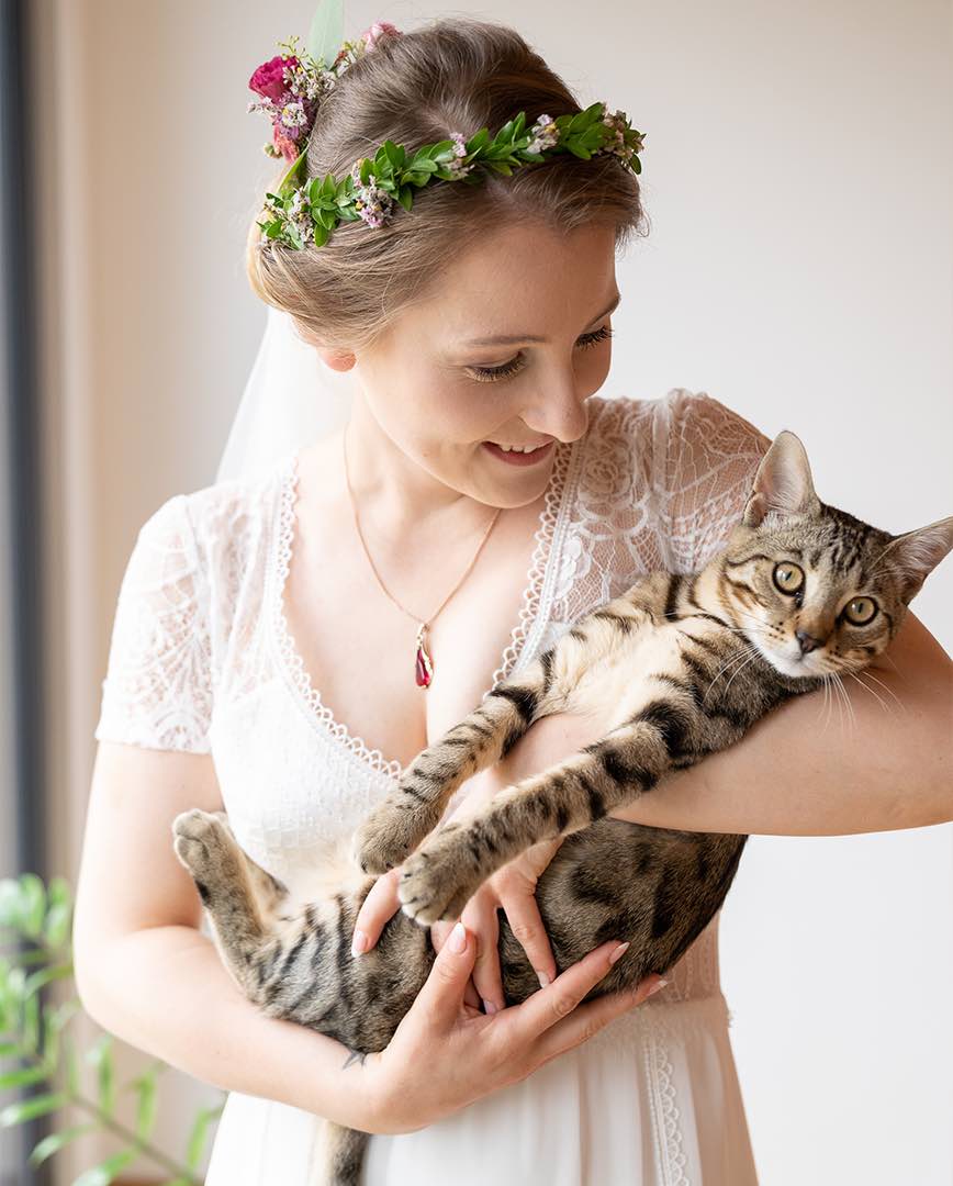 Hochzeitsreportage Hochzeitsfotograf Blumen Hochzeitsfeier